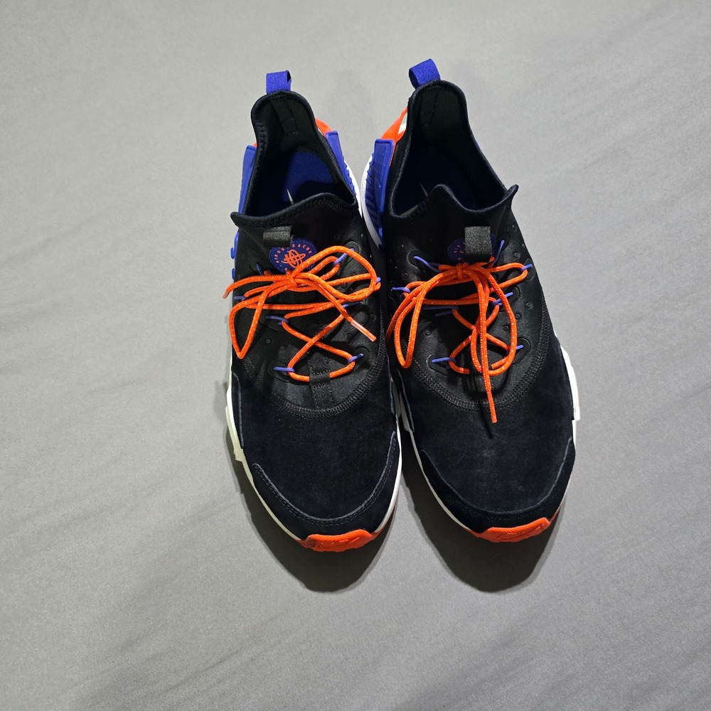 Nike Air Huarache Drift Men Size 13 Black Orange Blue AH7335-002 Sneakers